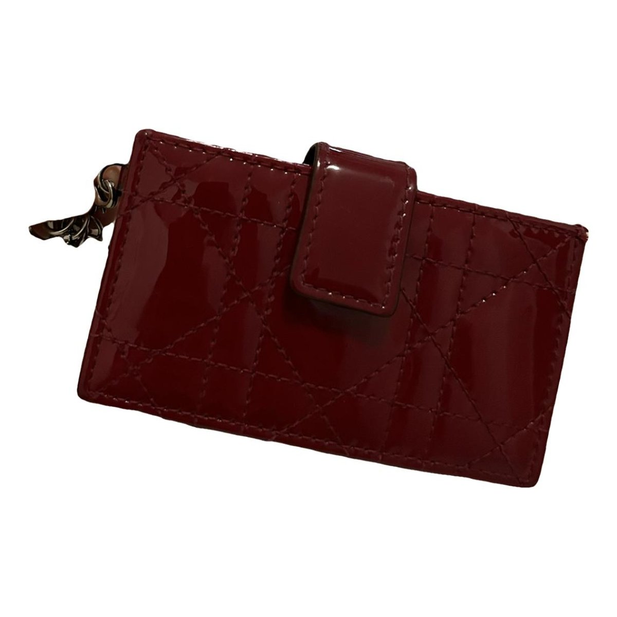 Lady Dior leather card wallet