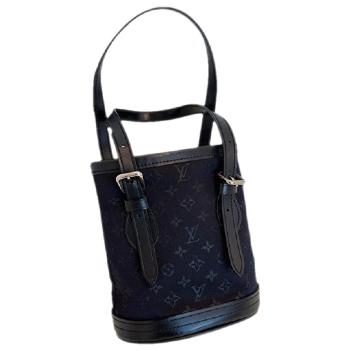 Bucket silk handbag
