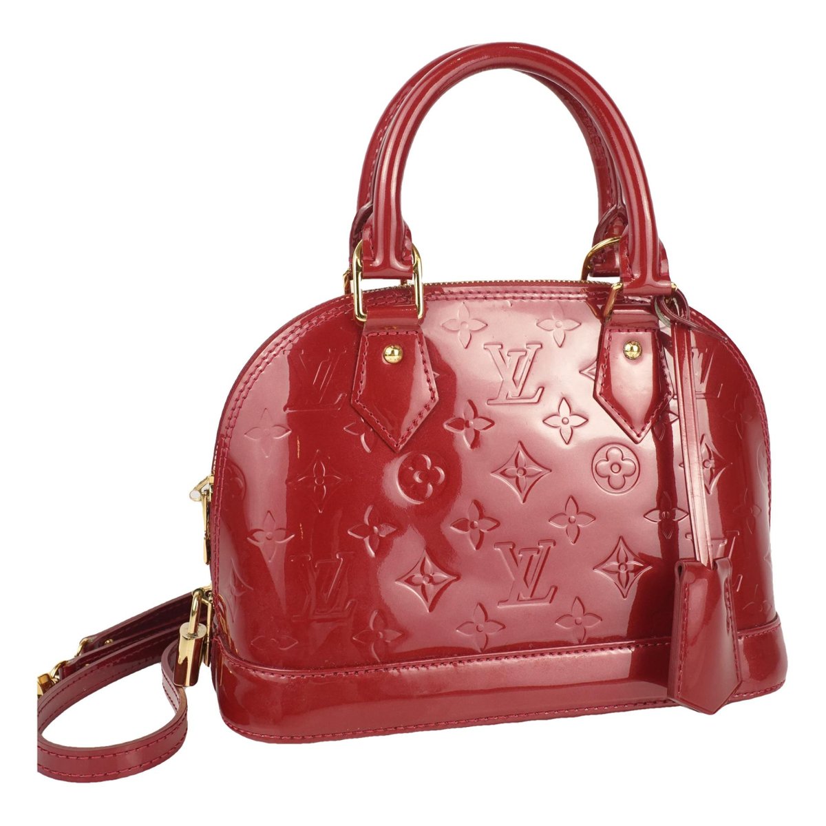 Alma BB patent leather handbag