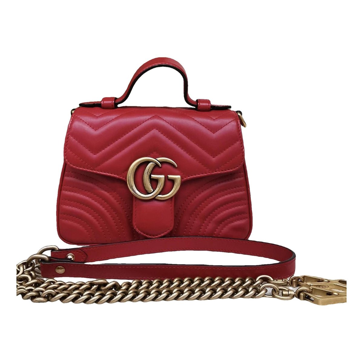 GG Marmont Flap leather handbag