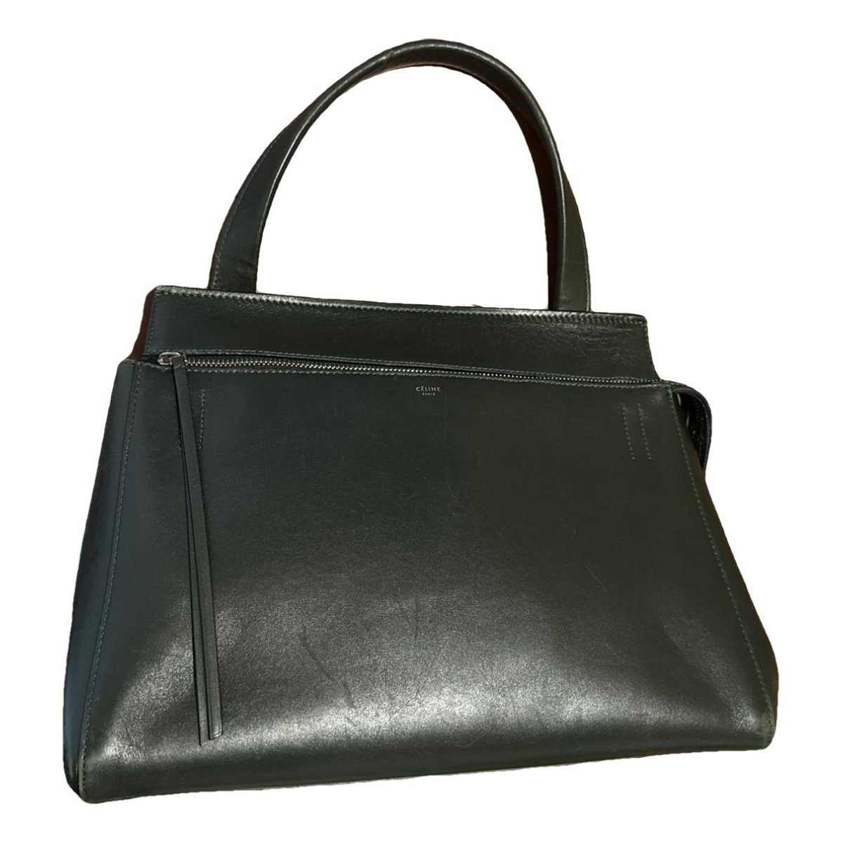 Edge leather handbag