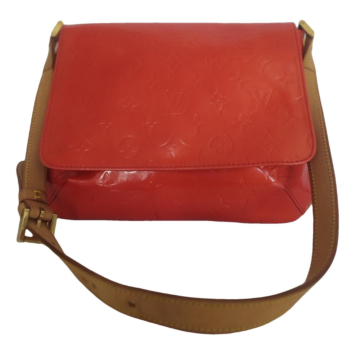 Thompson patent leather handbag