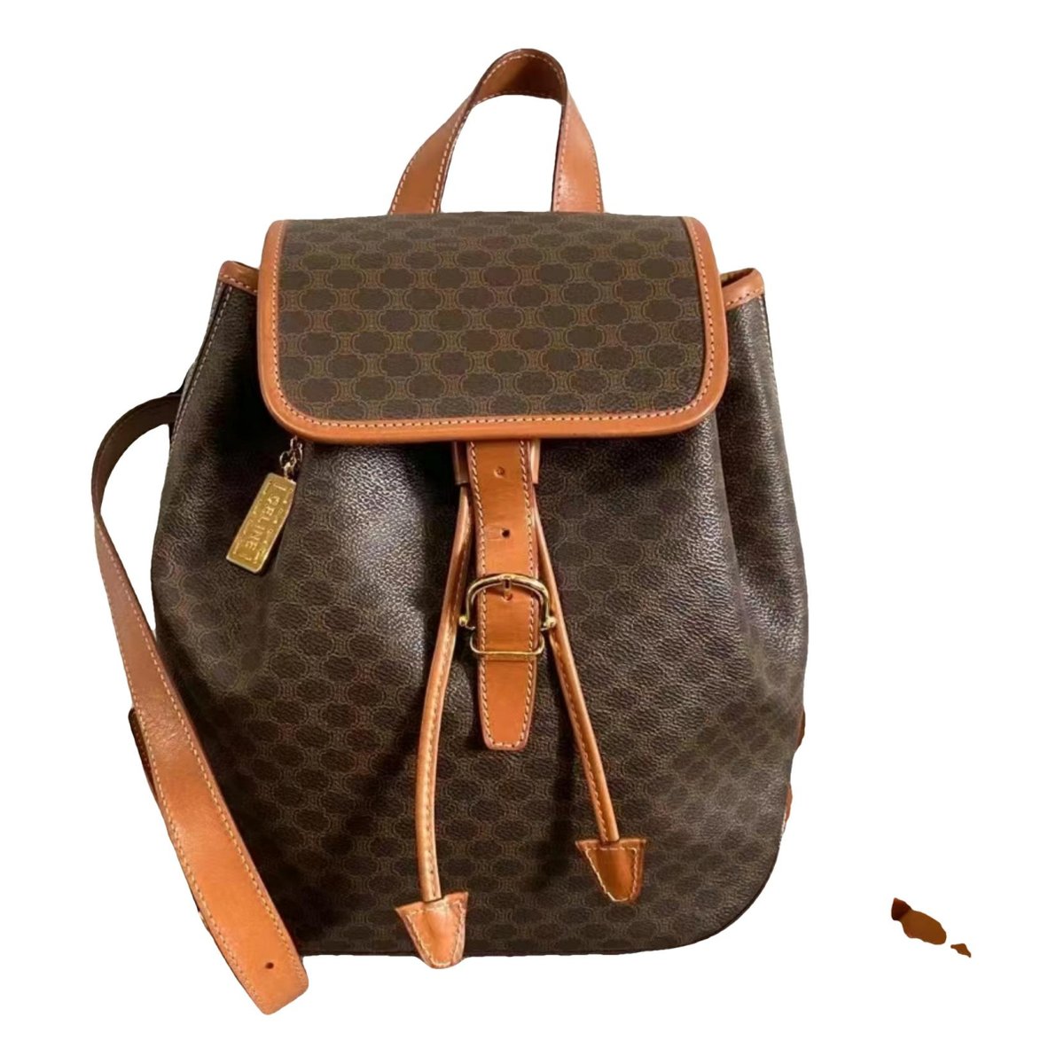 Folco leather backpack