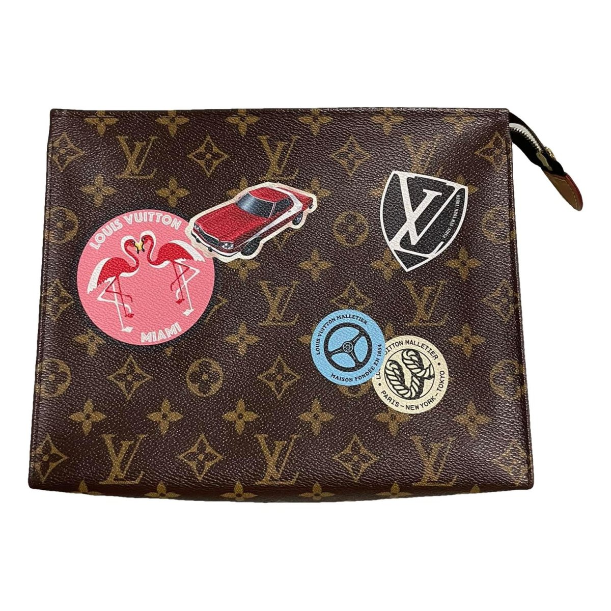 Poche toilette cloth vanity case