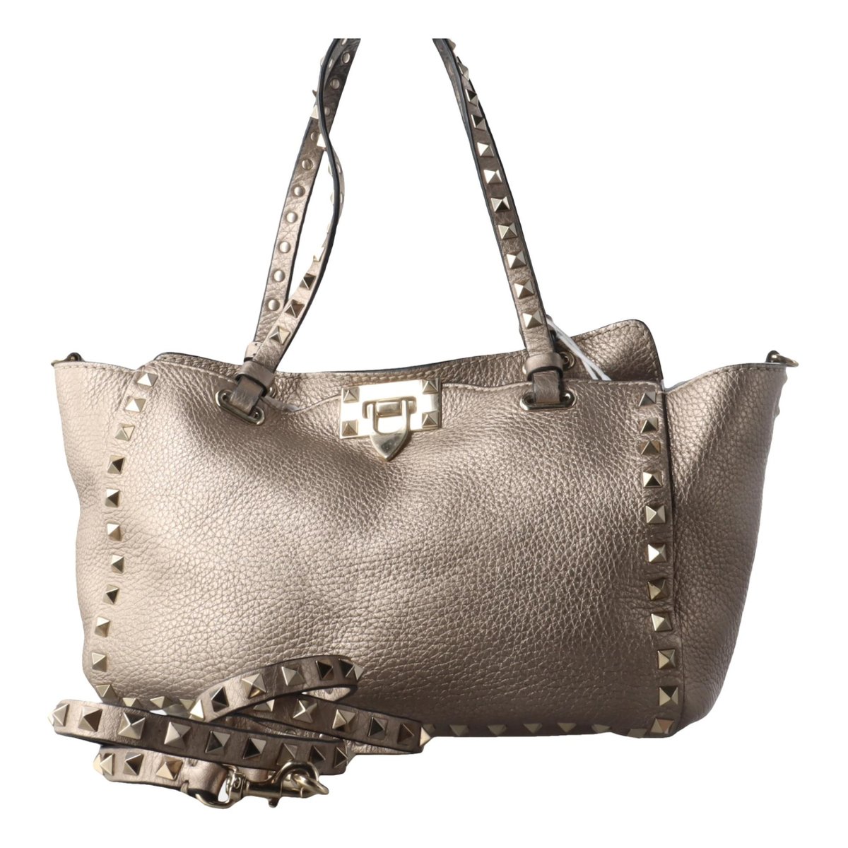 Micro Rockstud leather crossbody bag