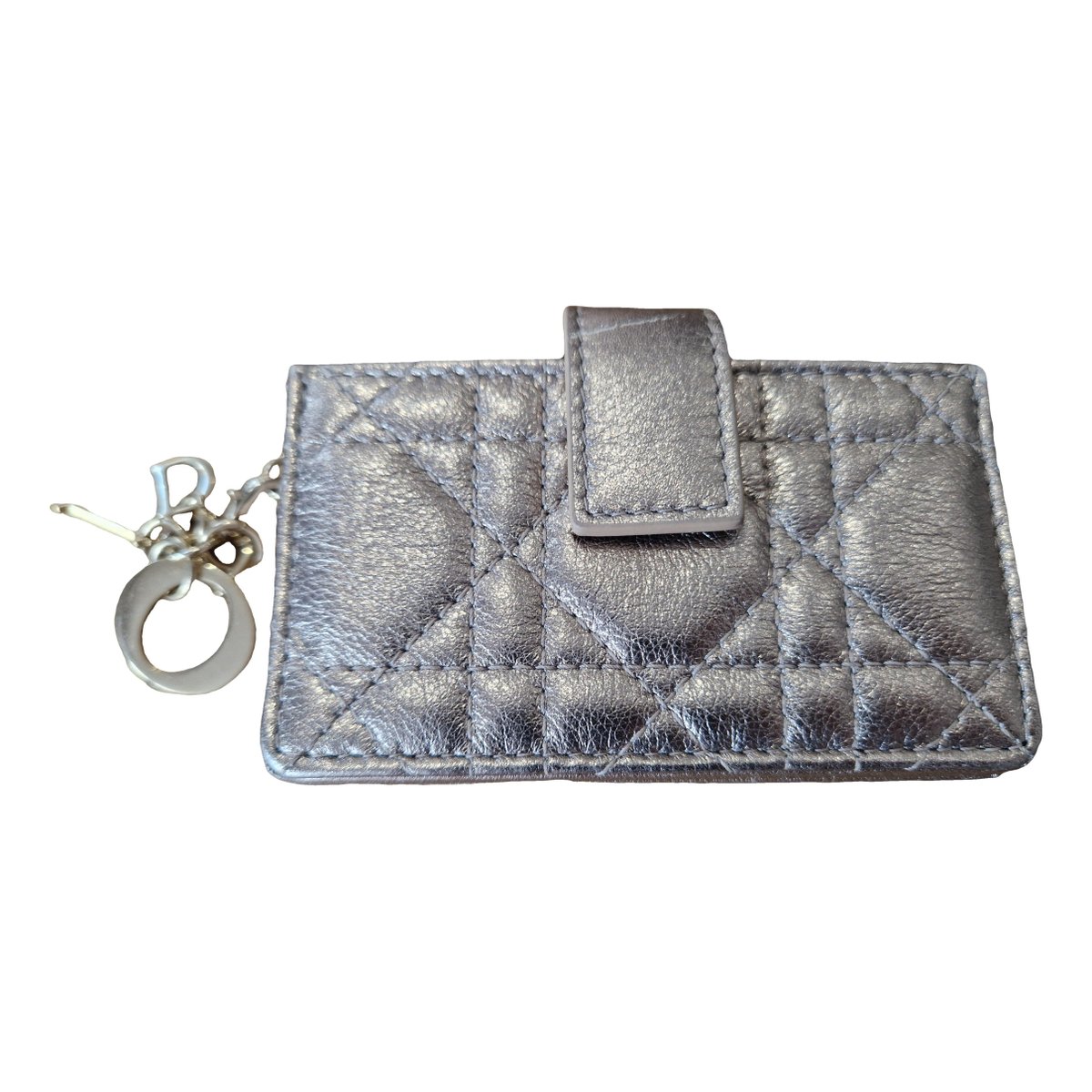 Lady Dior leather card wallet
