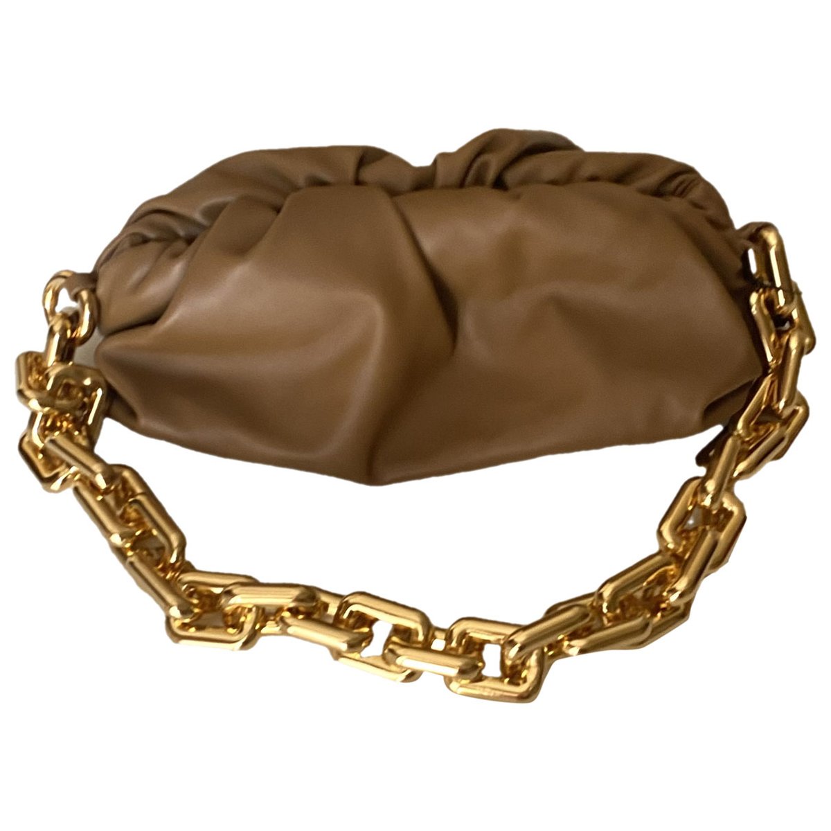 Pouch leather clutch bag