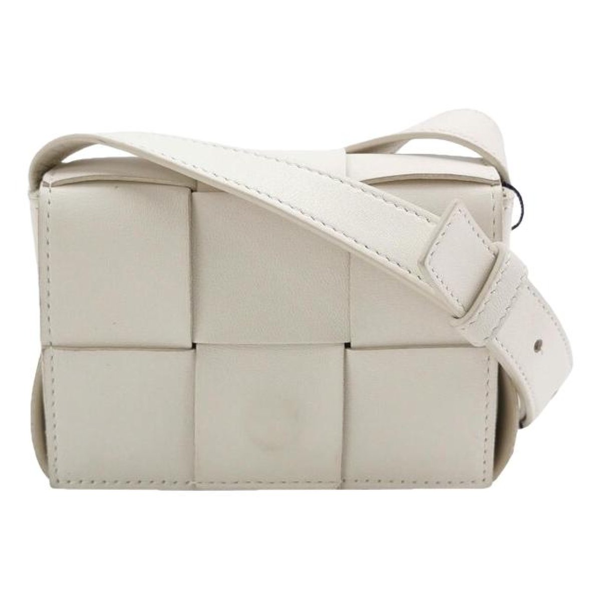 Cassette leather handbag
