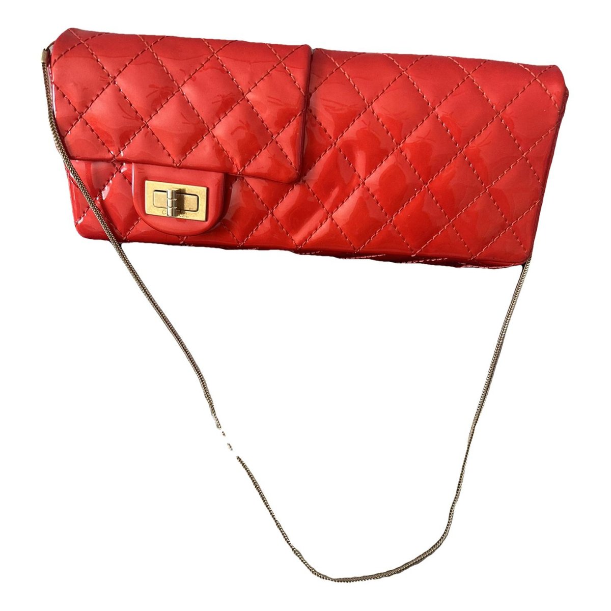2.55 Long patent leather handbag