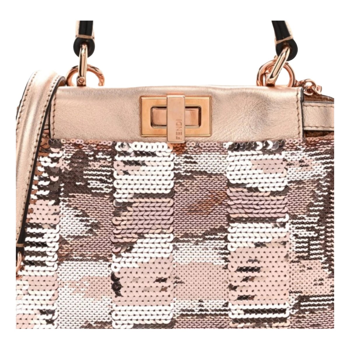 Peekaboo leather handbag