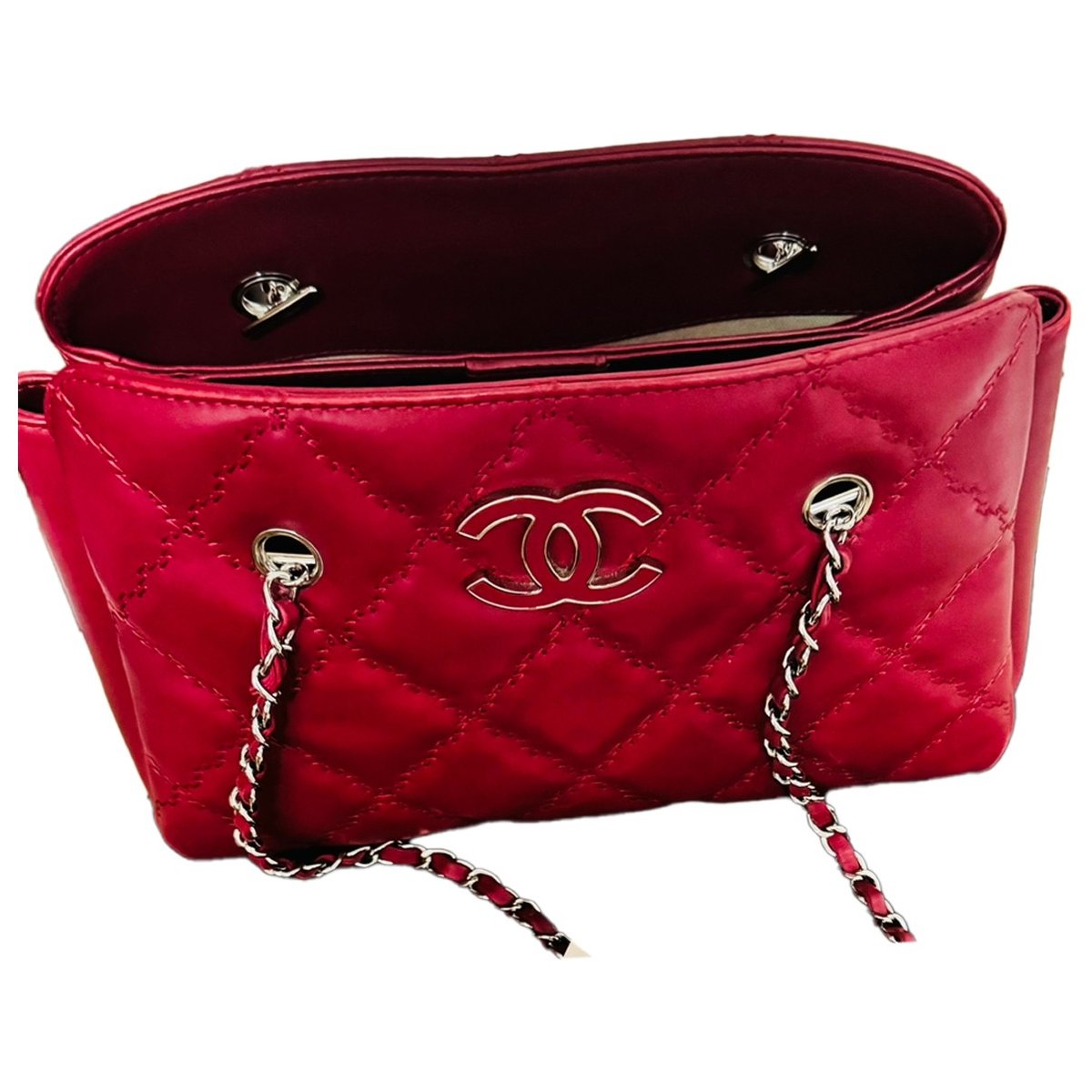 Classic CC Shopping leather handbag