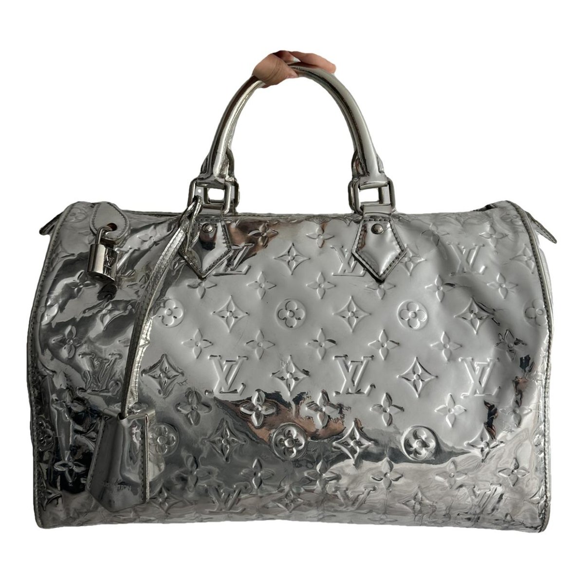 Speedy leather handbag
