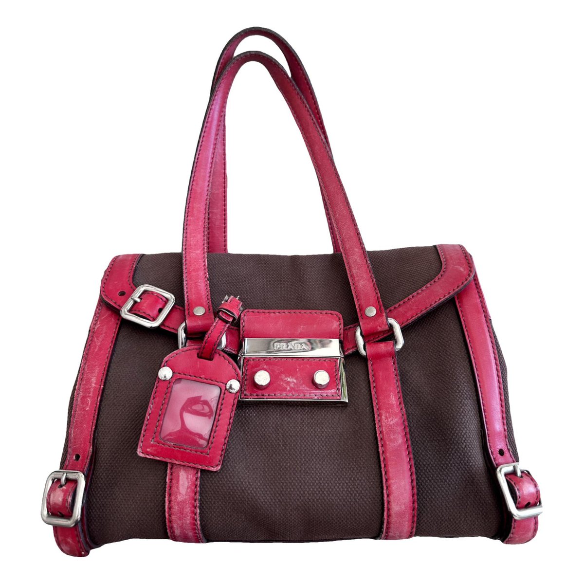 Ouverture leather handbag