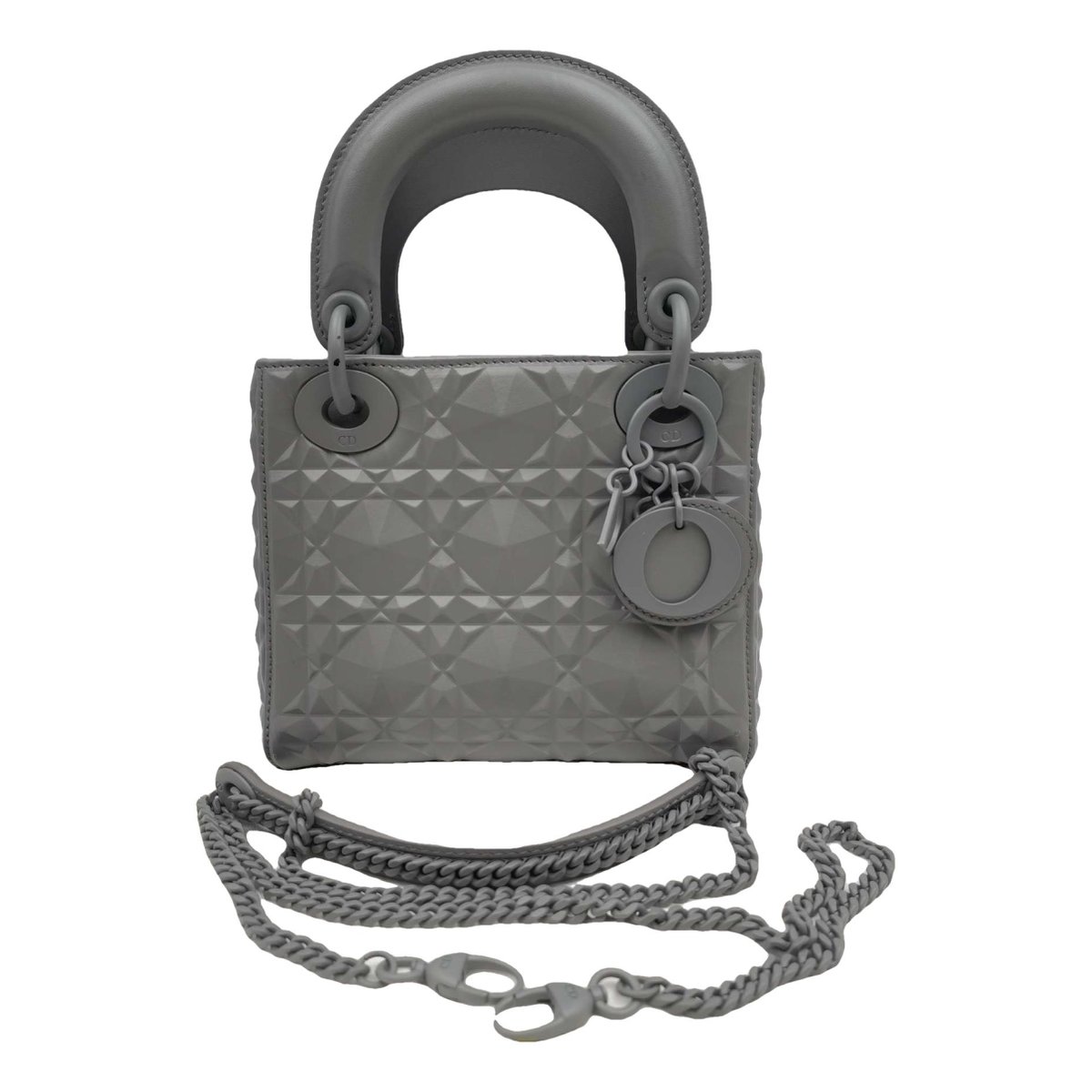 Lady Dior leather crossbody bag