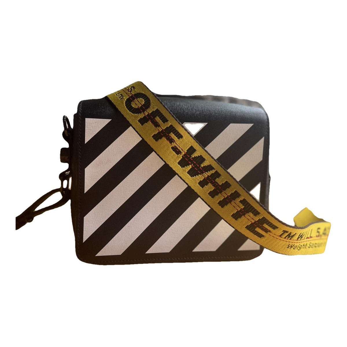 Binder leather crossbody bag
