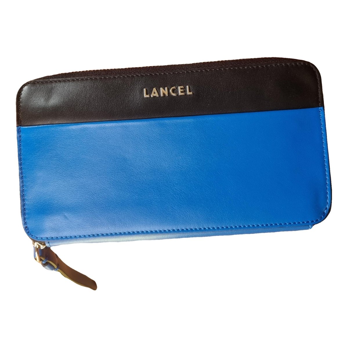 Lettrines leather wallet
