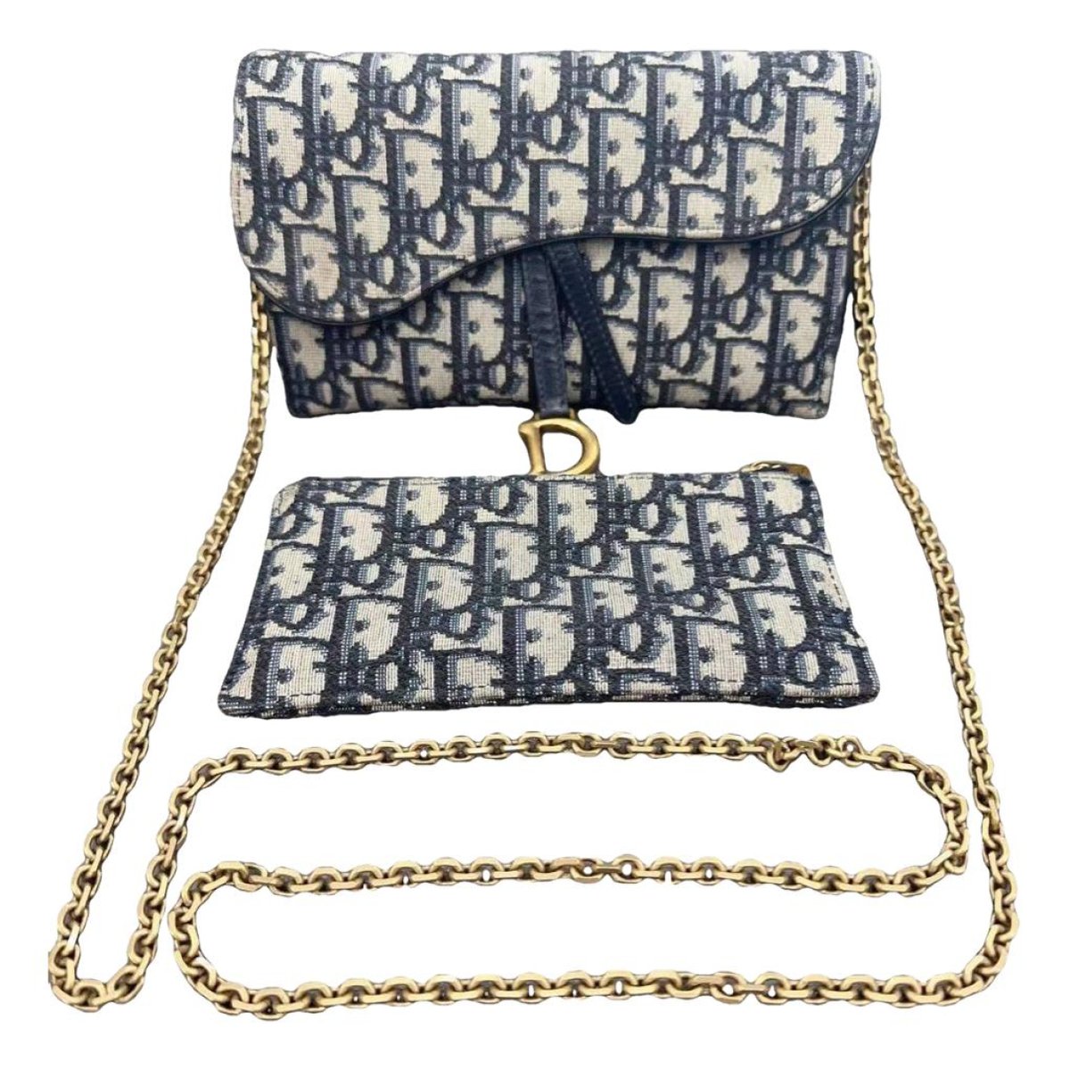 Saddle Wallet On Chain cloth handbag