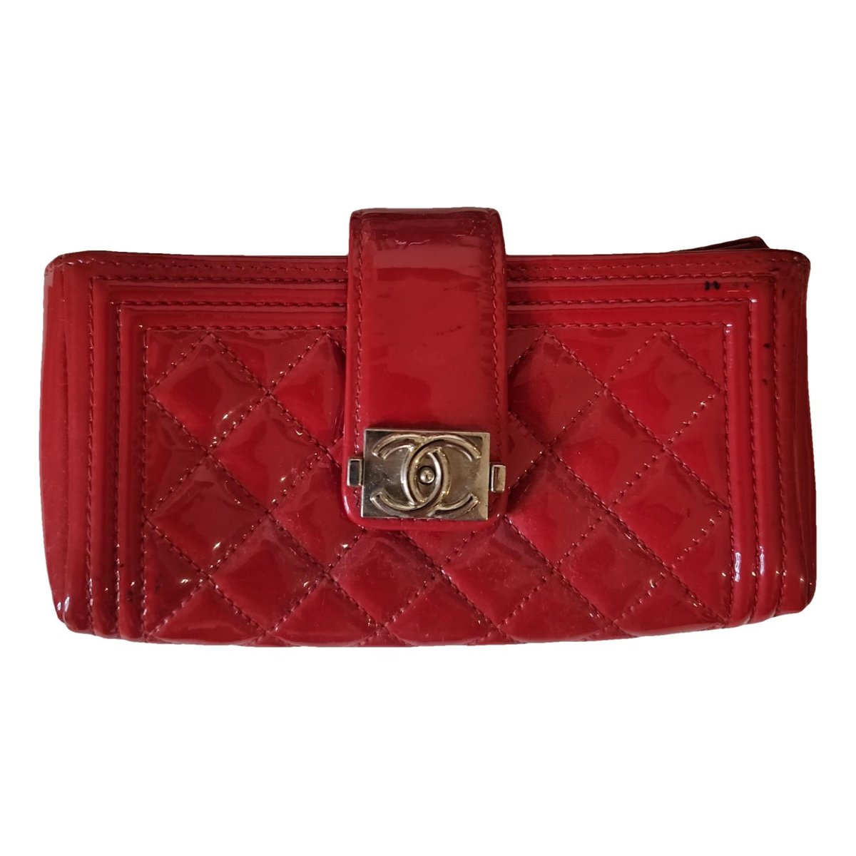 Boy patent leather wallet