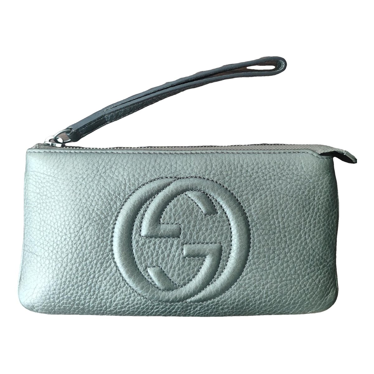 Soho leather clutch bag