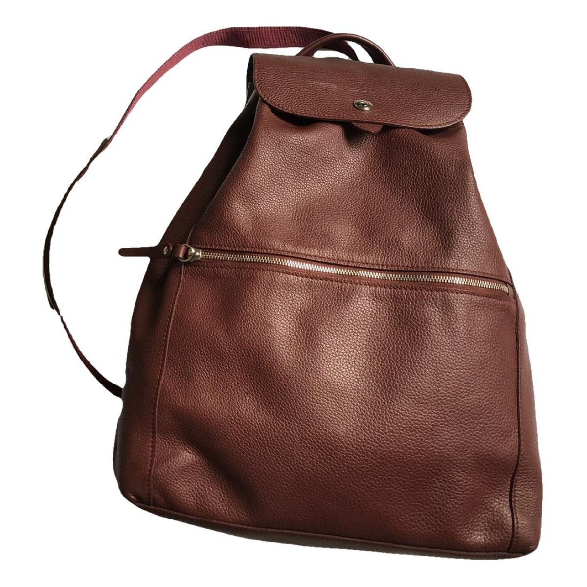 Foulonné leather backpack