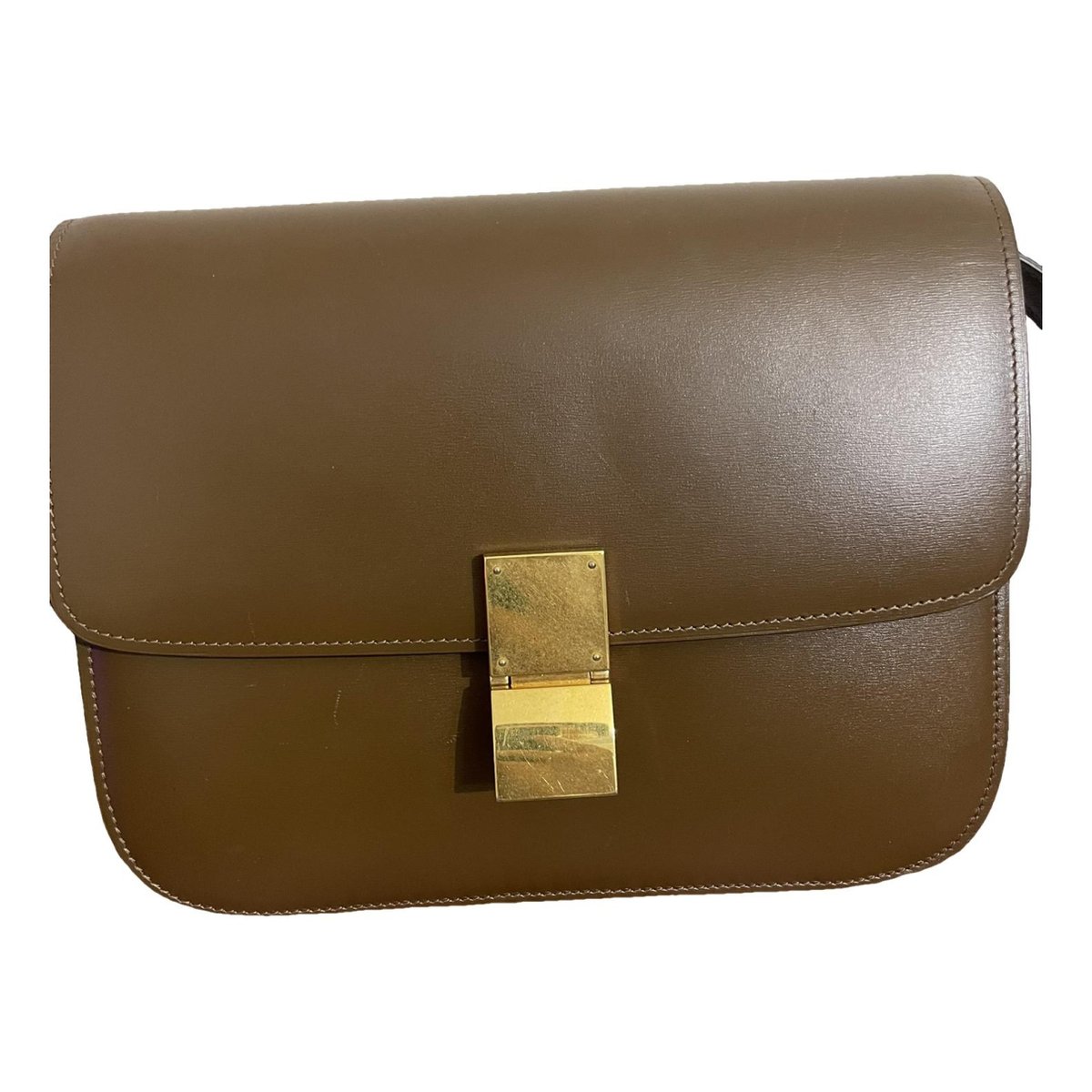 Classic leather crossbody bag