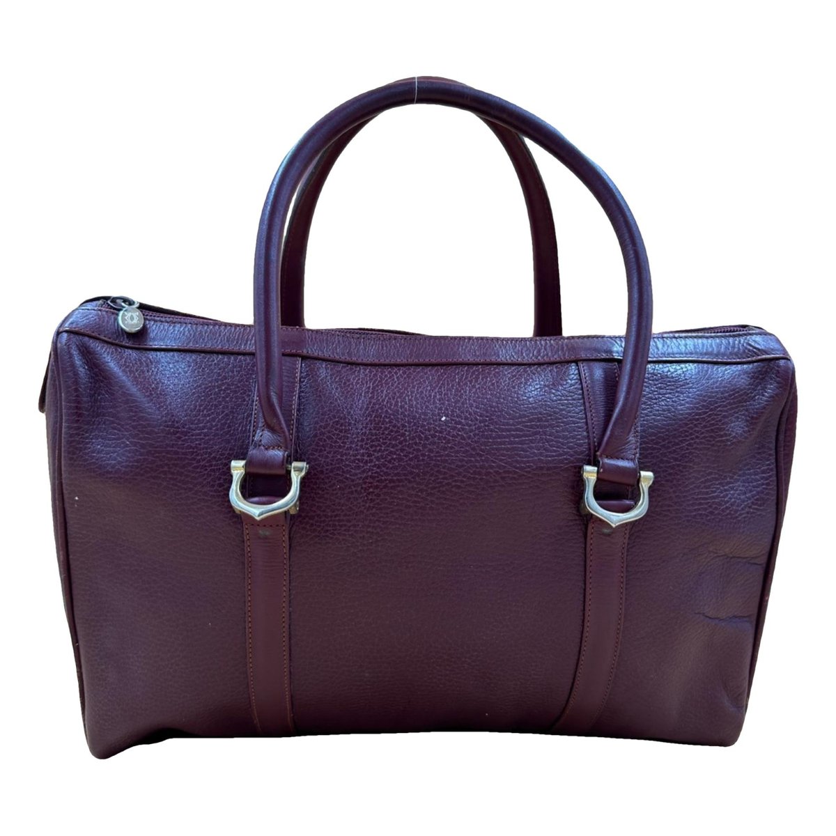 C leather bowling bag
