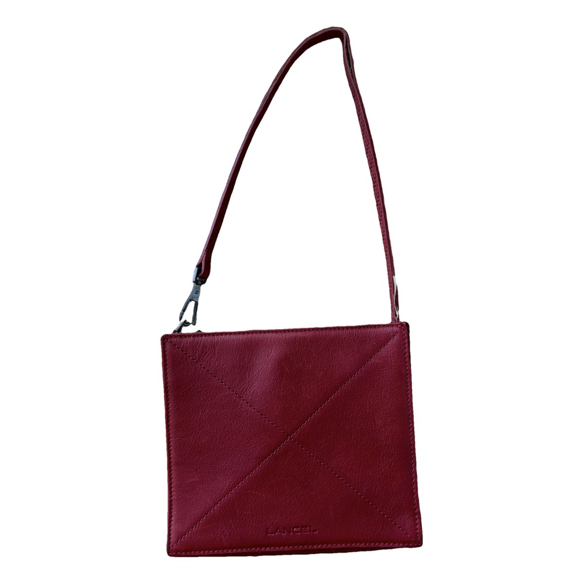 Lettrines patent leather handbag