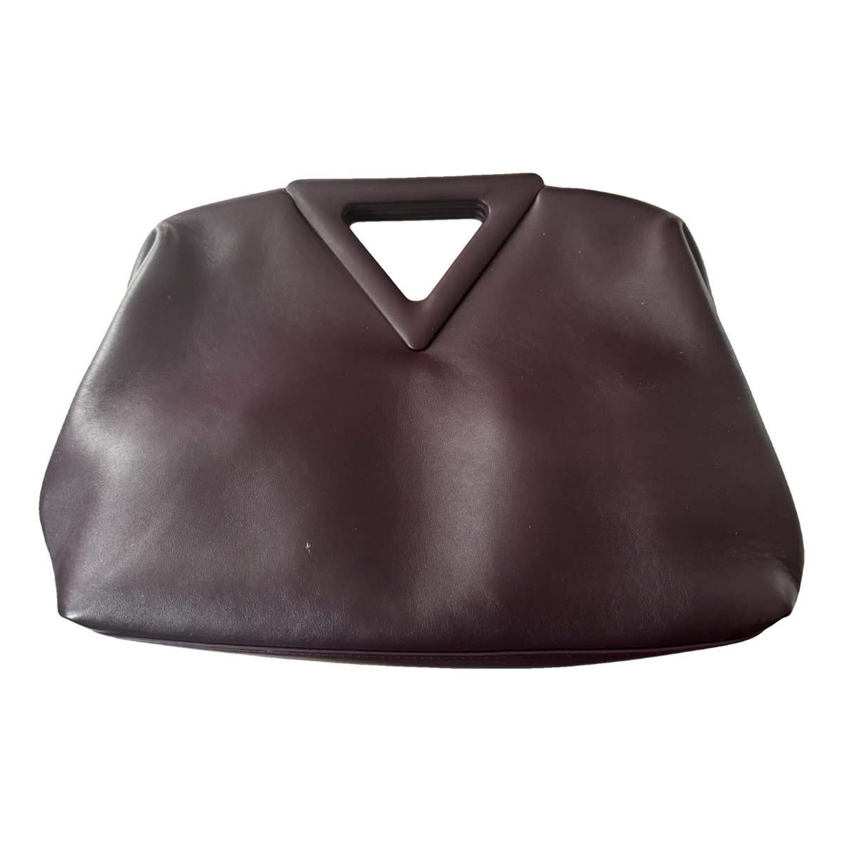 Point leather crossbody bag