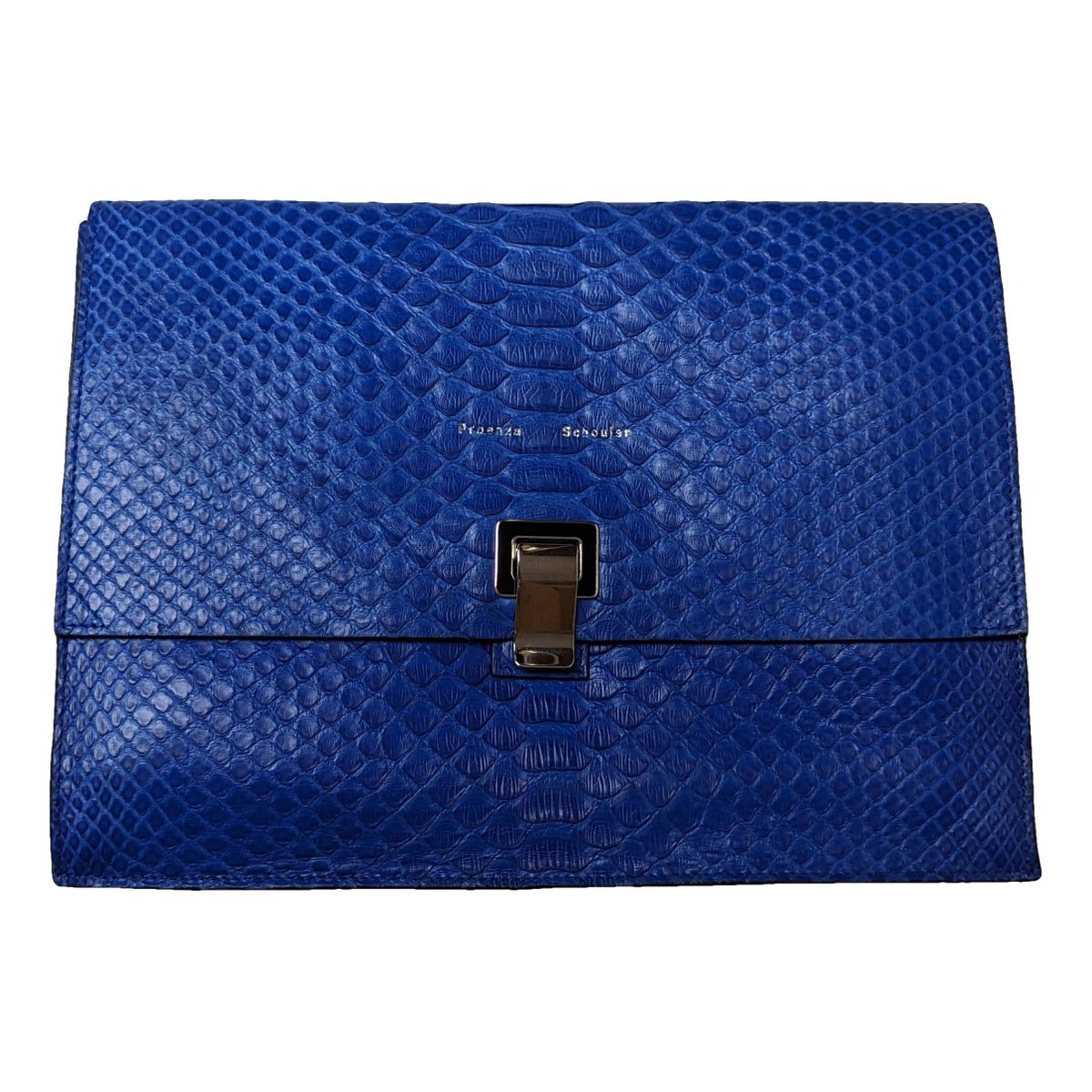 Lunch leather clutch bag