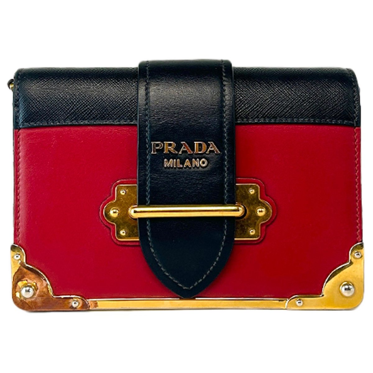Cahier leather handbag