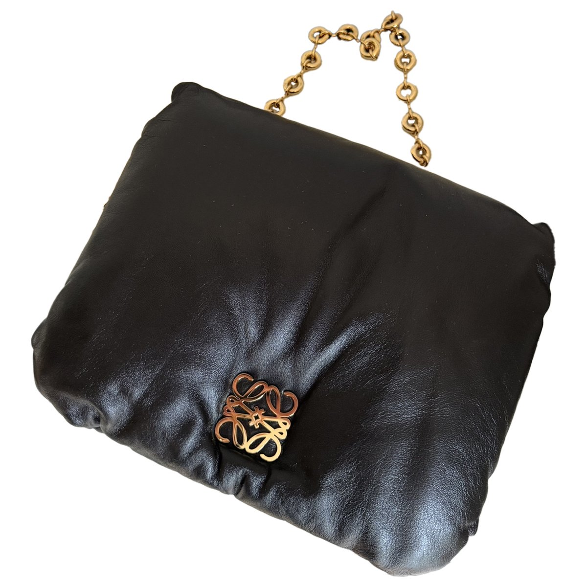 Goya Puffer leather handbag