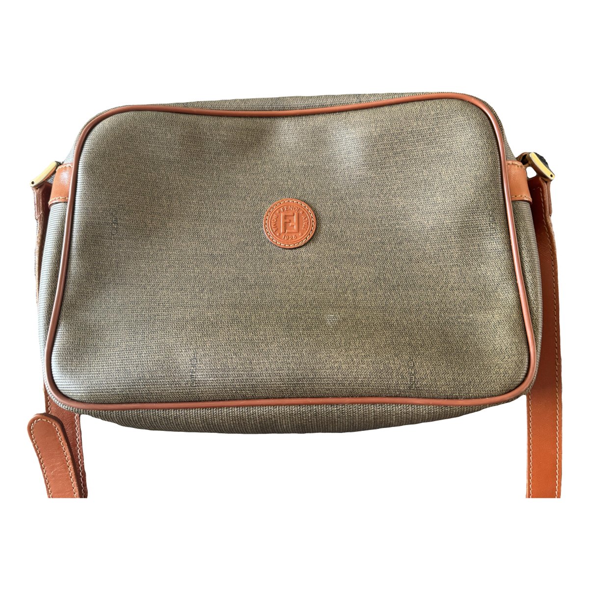 Camera case linen handbag