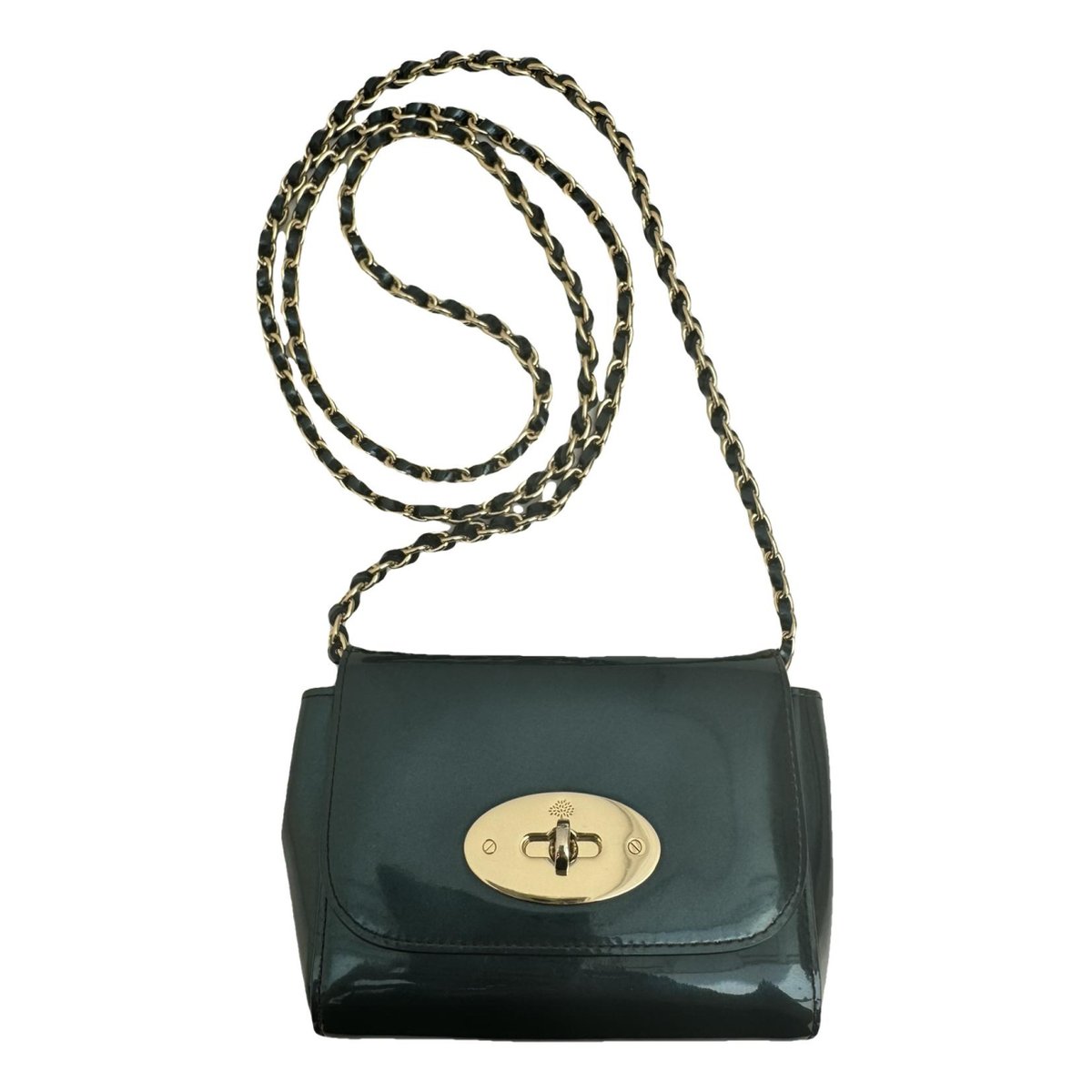Lily patent leather crossbody bag