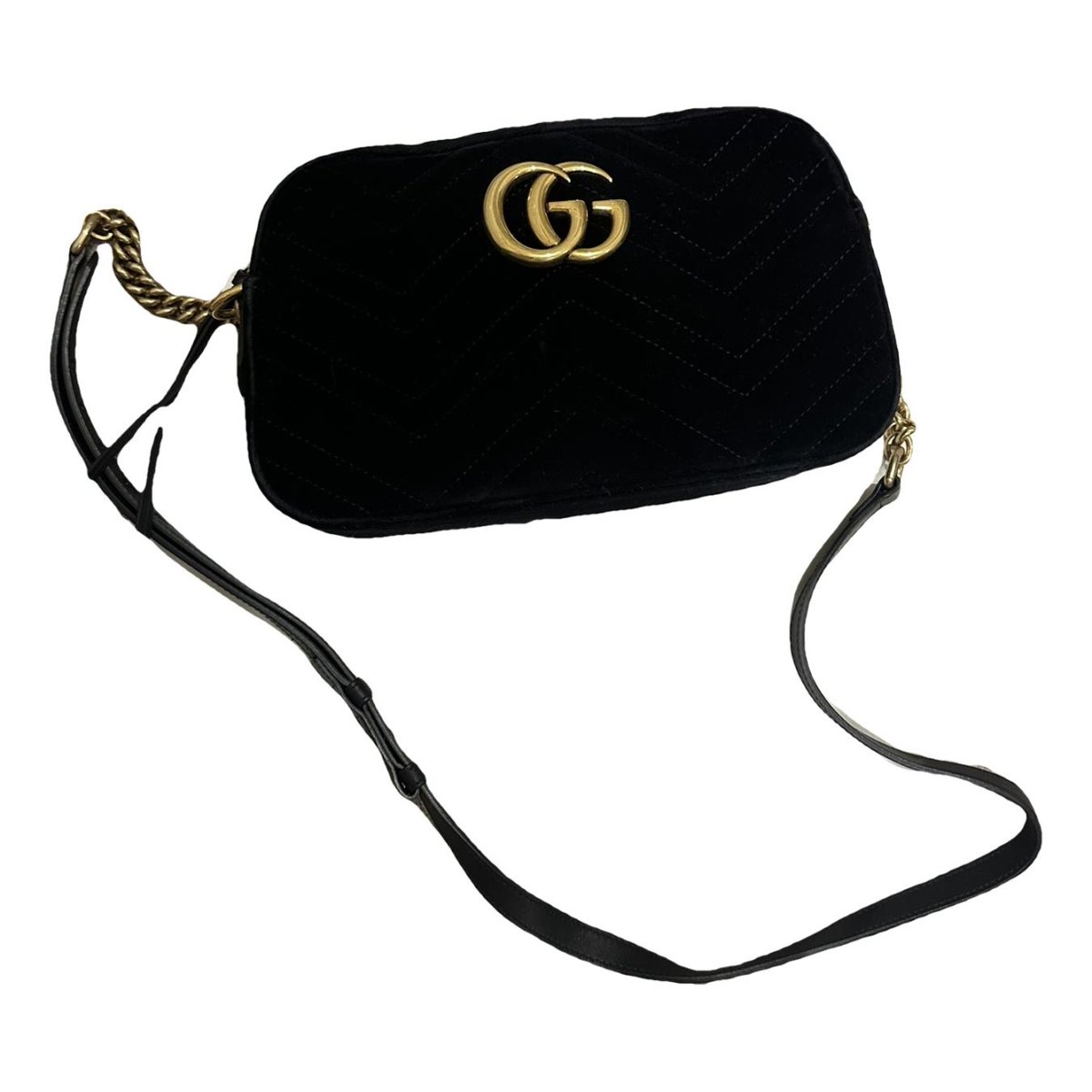 GG Marmont velvet crossbody bag