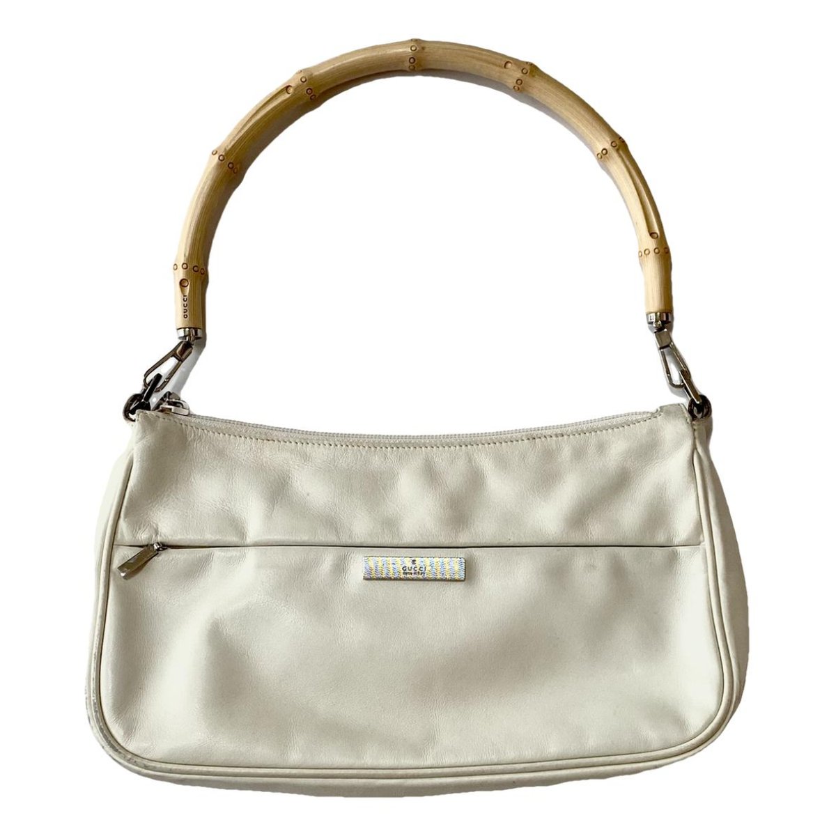 Vintage Bamboo leather handbag