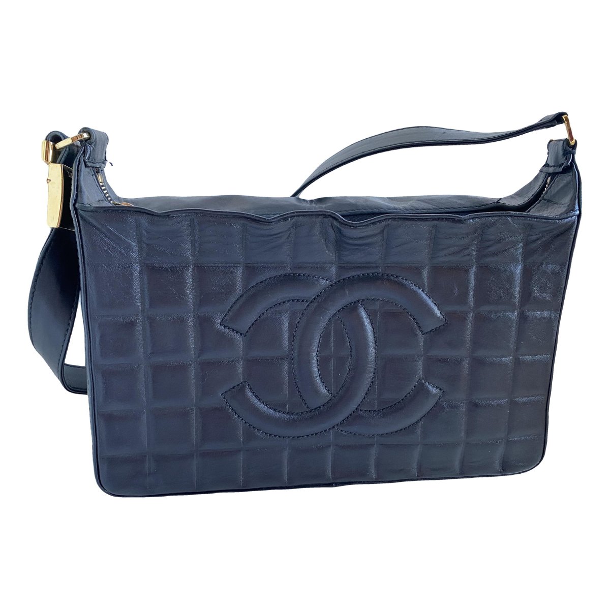 East West Chocolate Bar leather handbag