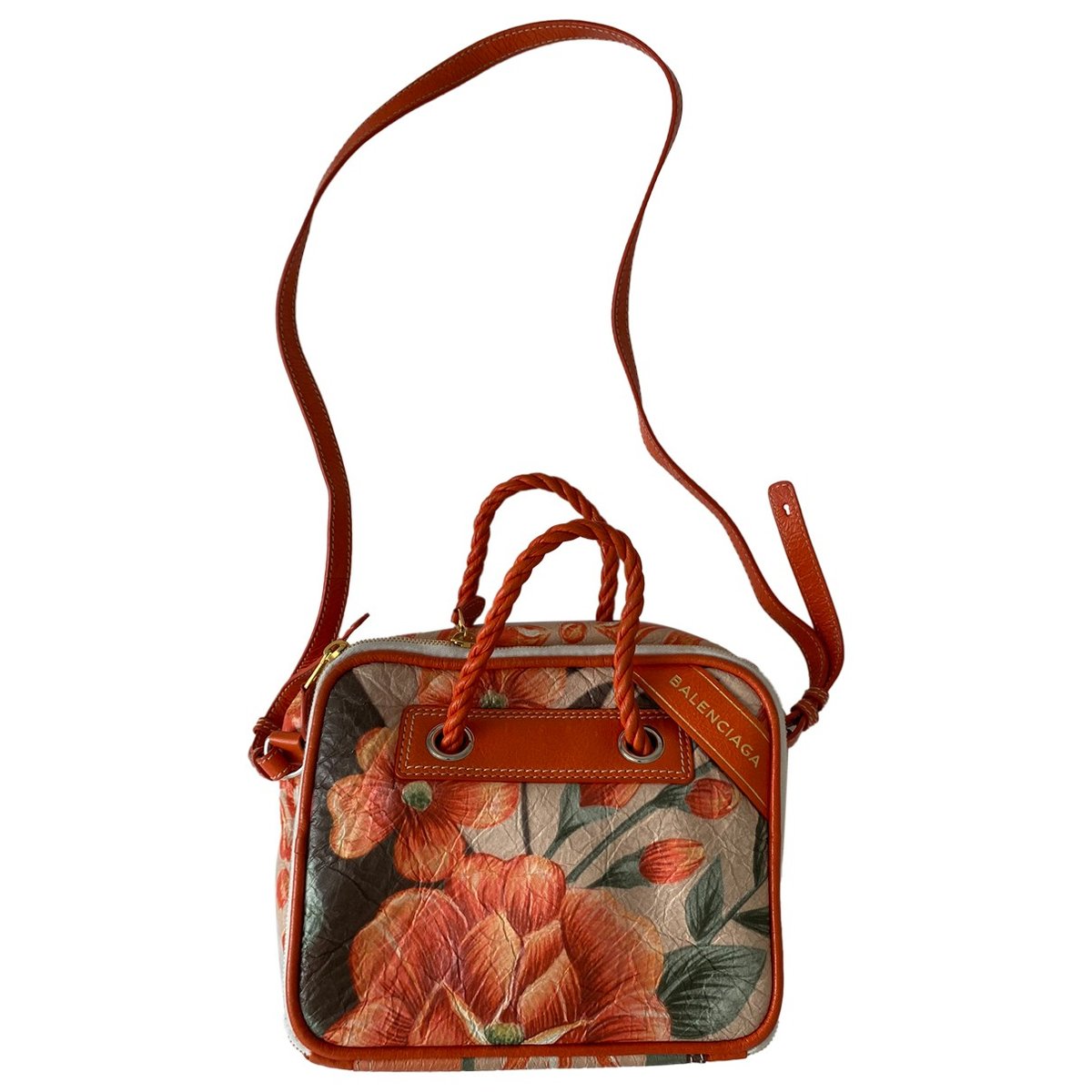 Blanket leather handbag