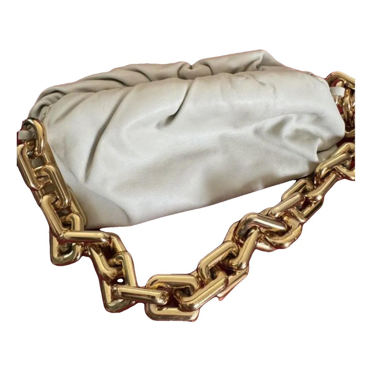 Pouch leather handbag