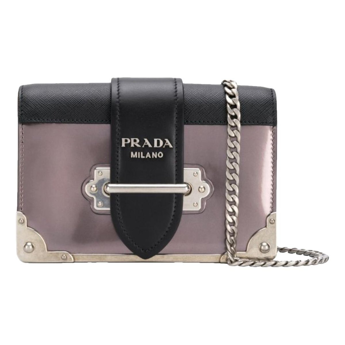 Cahier patent leather crossbody bag