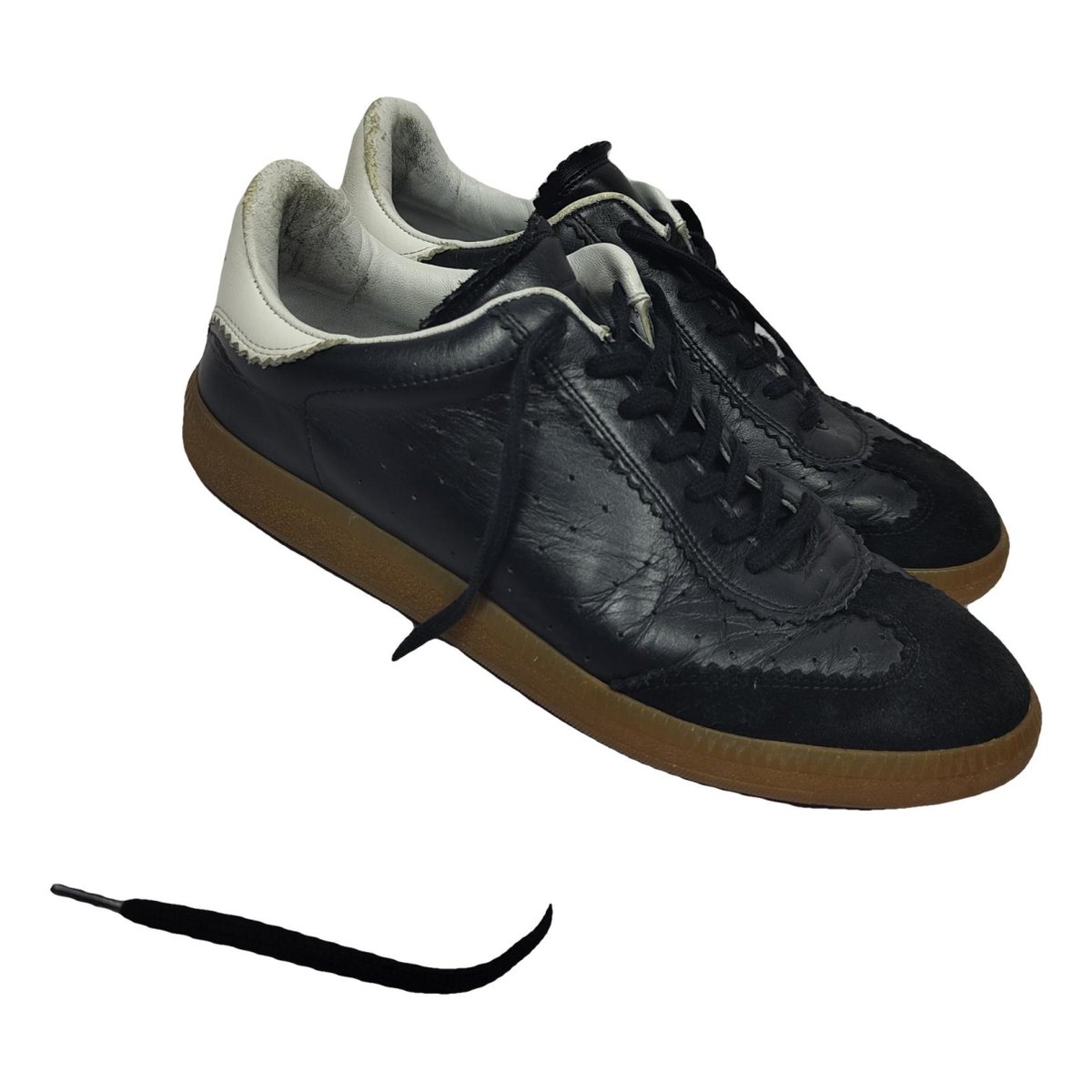 Bryce leather trainers