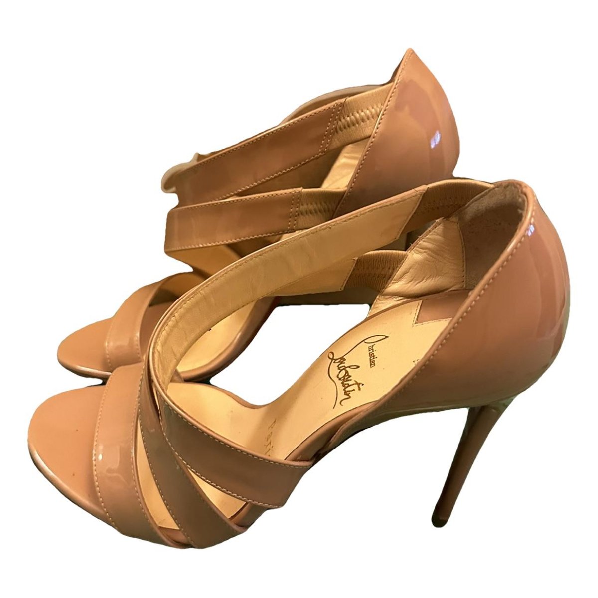 Spikaqueen pony-style calfskin sandals