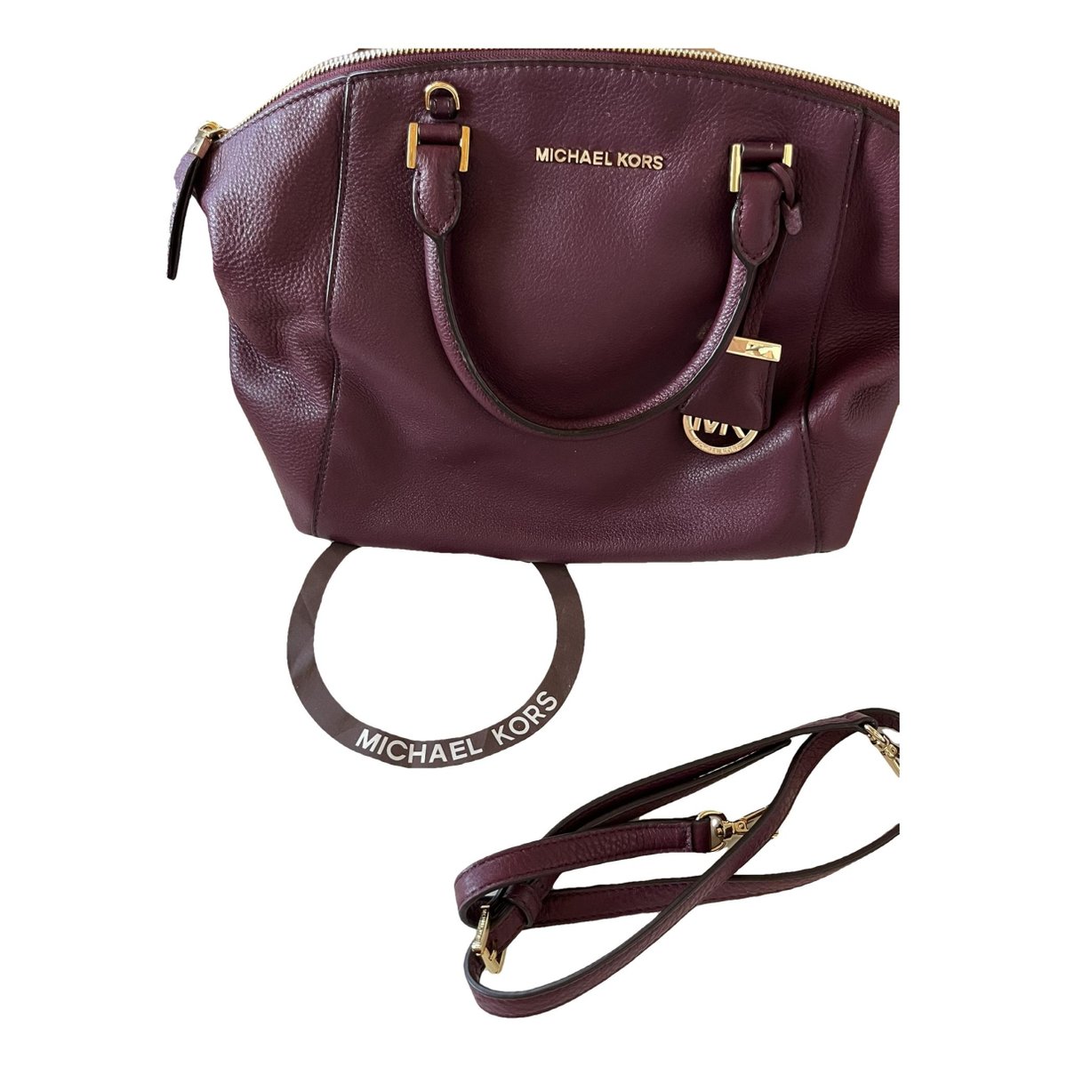 Riley leather satchel