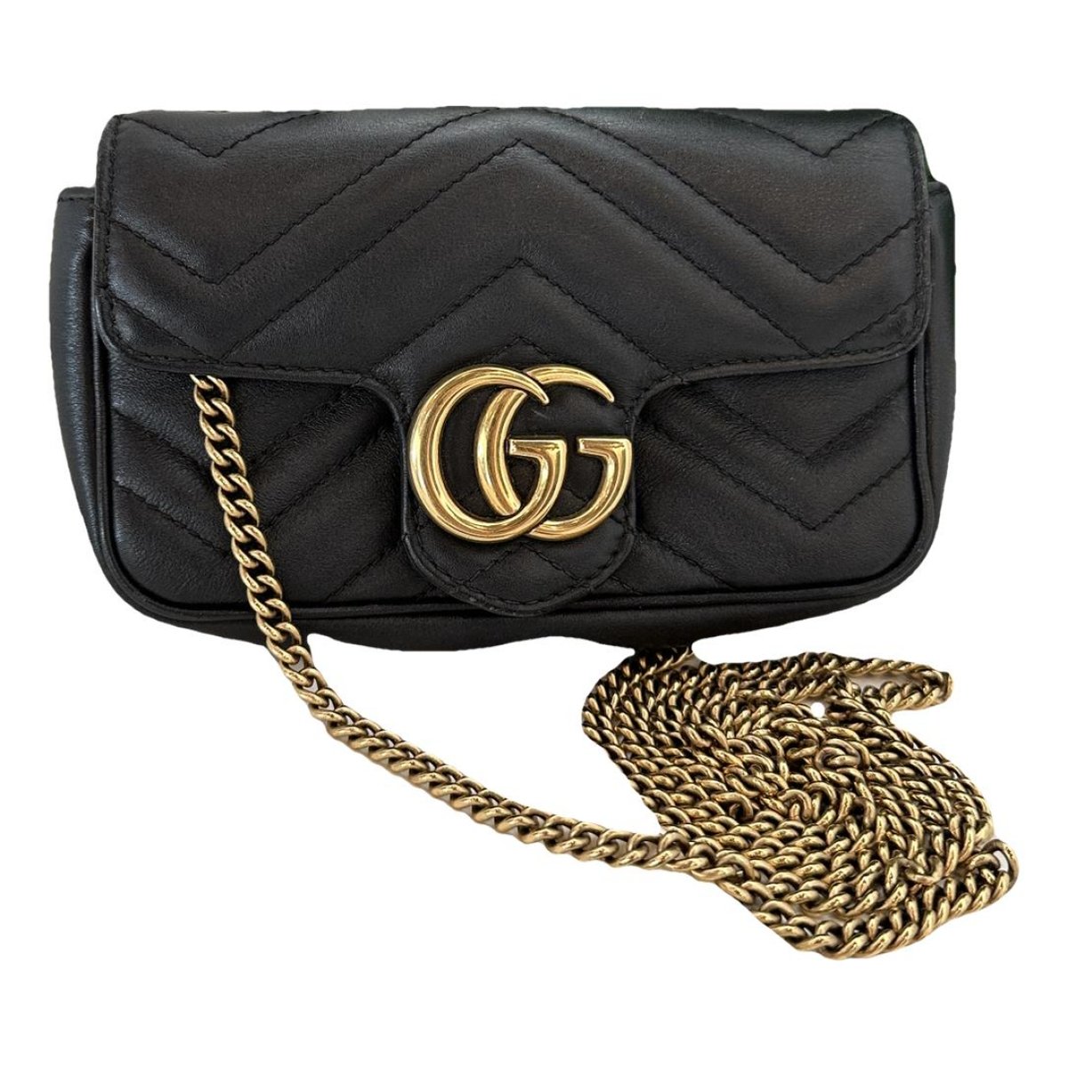 GG Marmont Chain Matelasse leather handbag