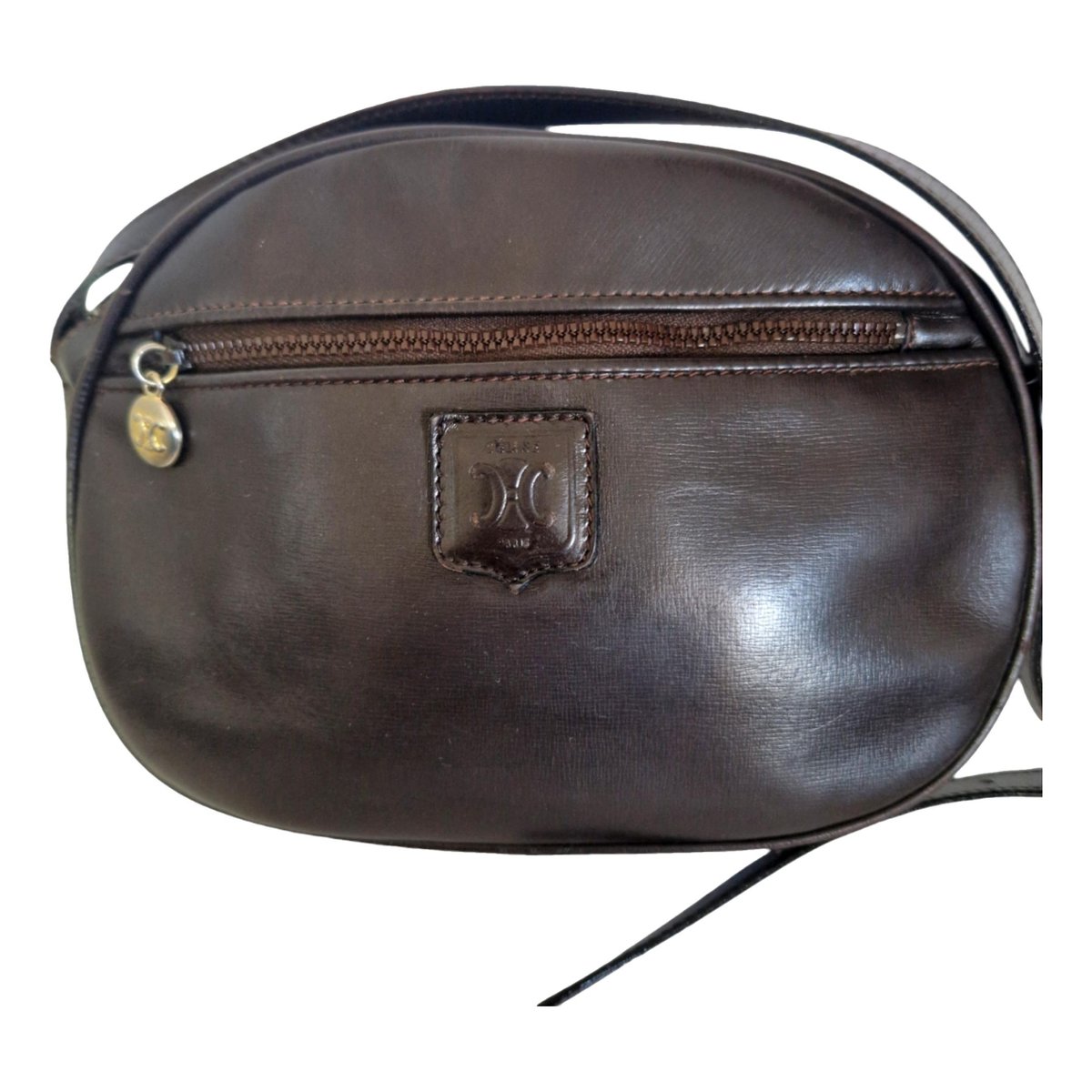 Triomphe leather crossbody bag