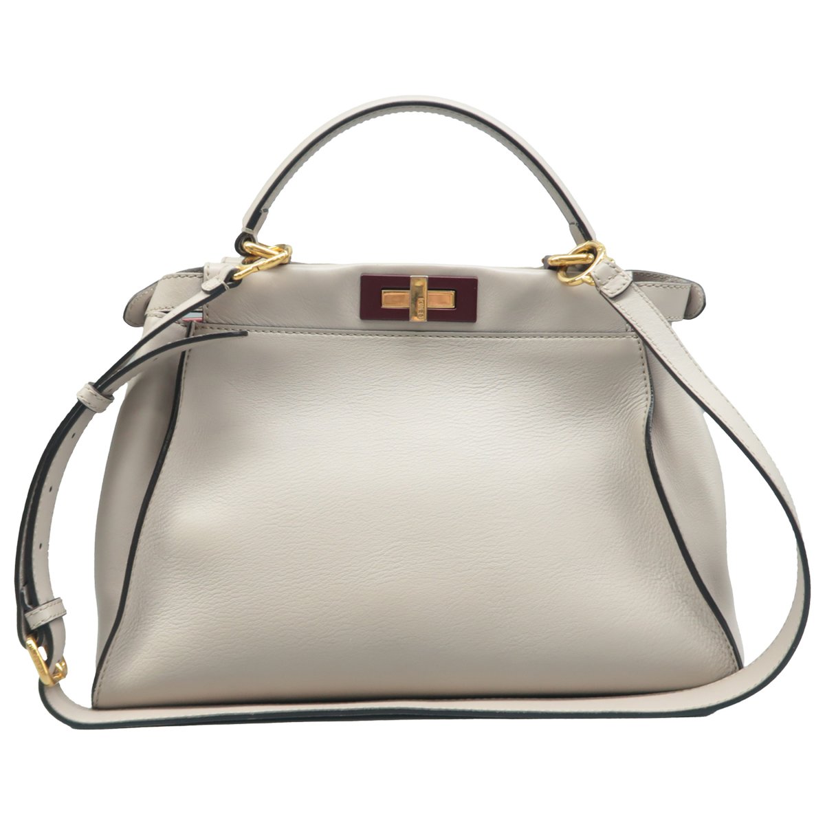 Peekaboo IseeU leather satchel
