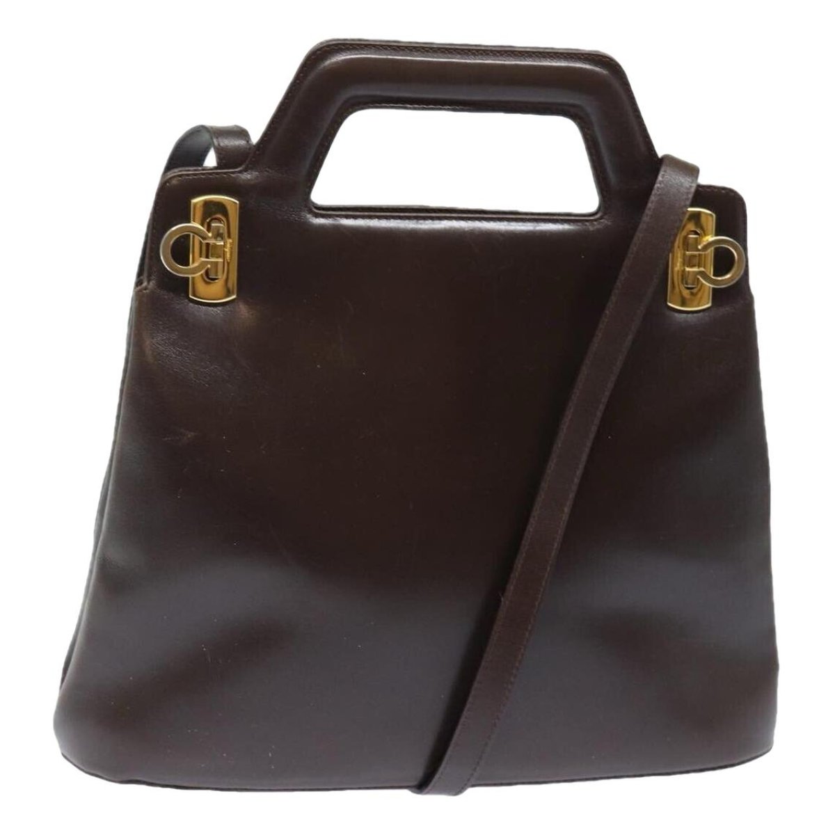 Wanda North South leather handbag