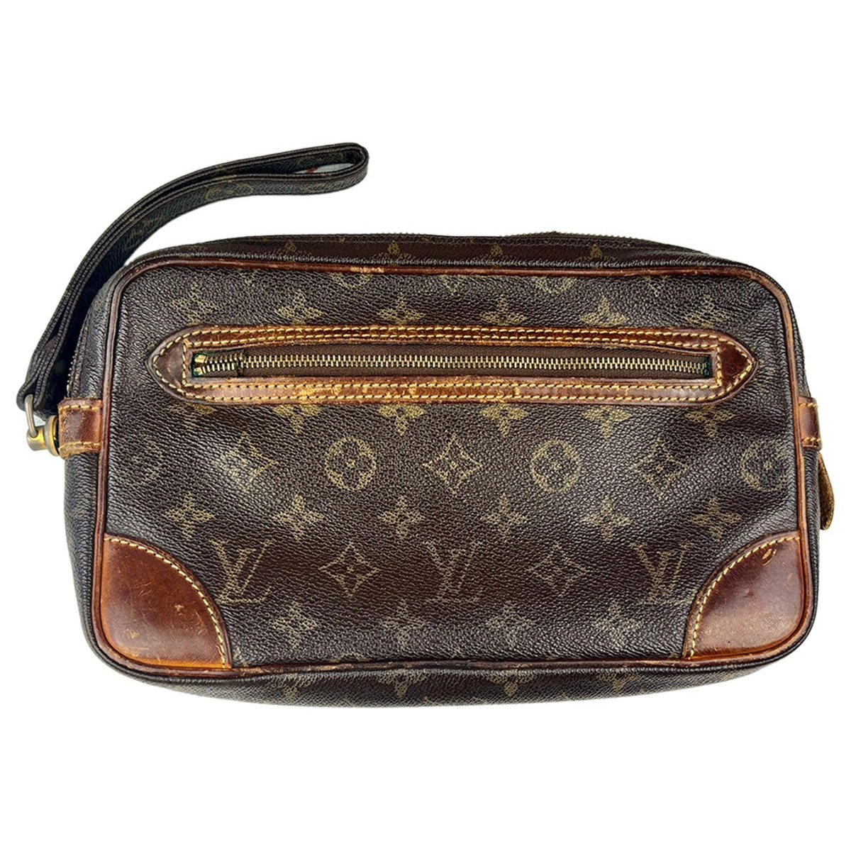 Marly Dragonne leather clutch bag