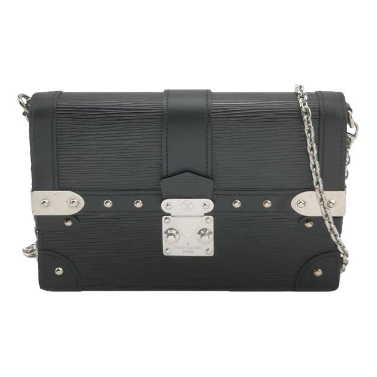 Pochette Trunk leather handbag