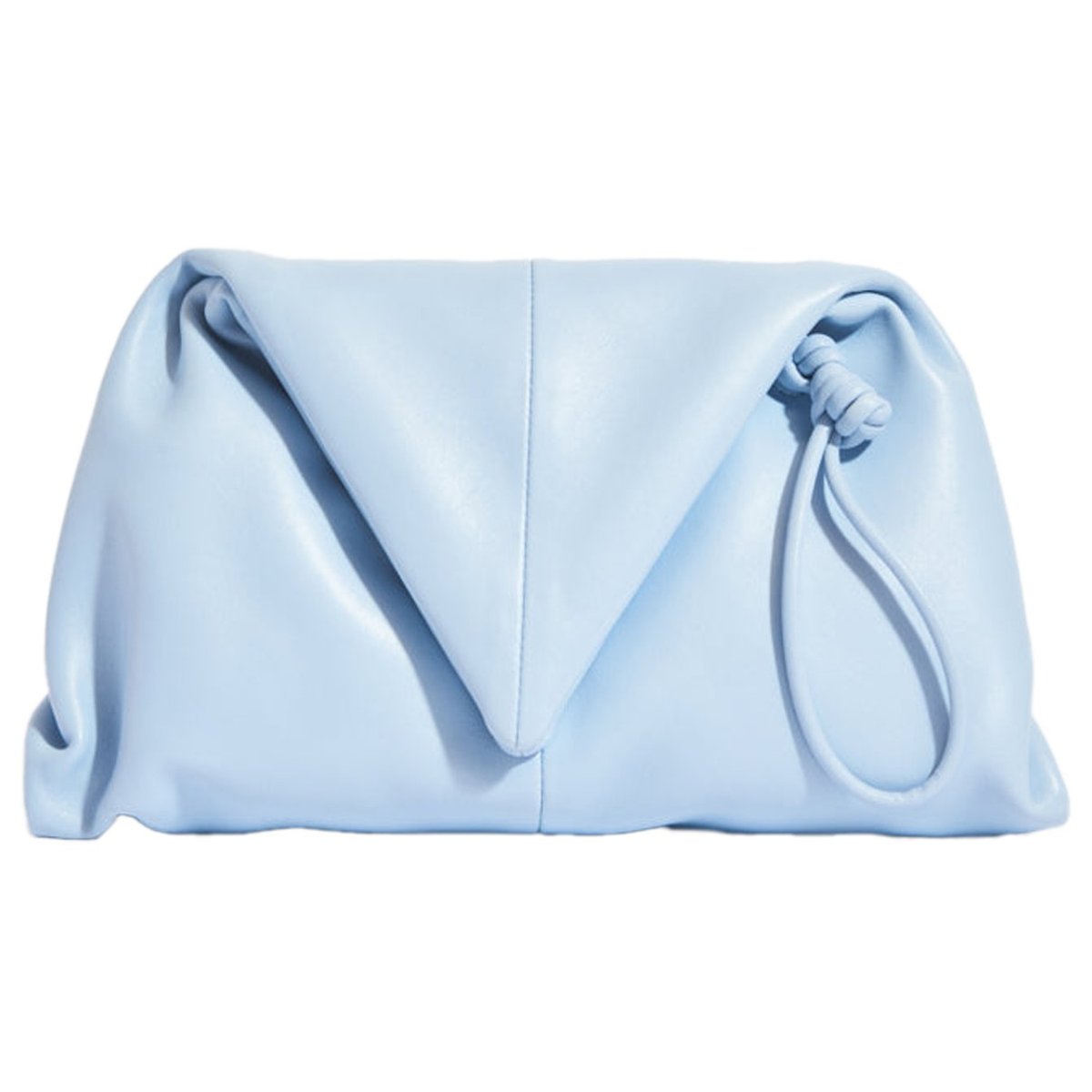 BV Trine leather clutch bag