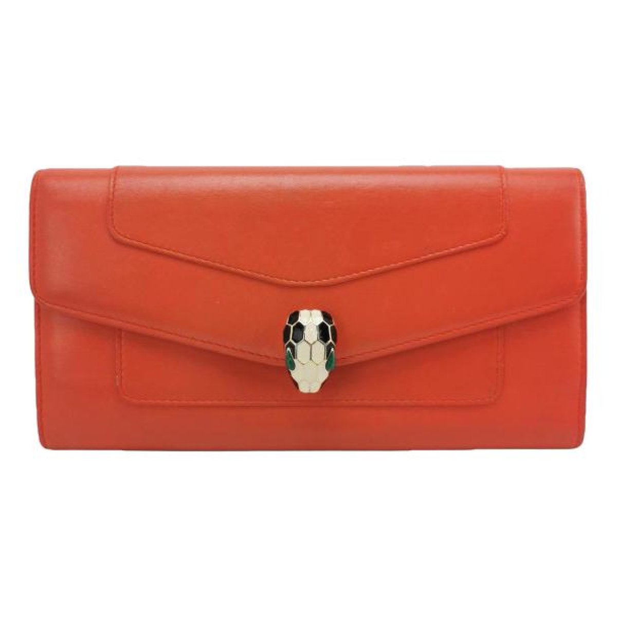 Serpenti leather handbag
